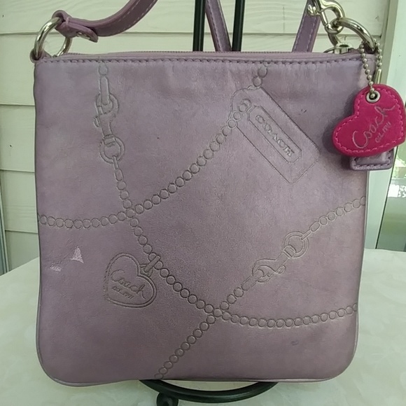 Coach Metallic Hearts Crossbody Bag - Picture 2 of 8
